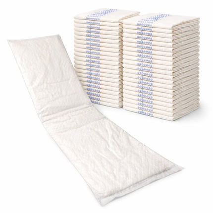 Vakly Postpartum Pads 6" x 17" (40 Pack) – XL Super Absorbent Maternity Pad Liners for Overnight Leak Protection, Incontinence Booster Pads with Adhesive