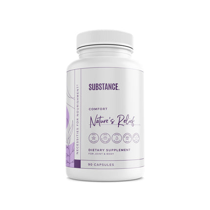 Nature’s Relief | Turmeric Supplement to Improve Body, Muscle & Joint Aches | Pure Turmeric Curcumin Supplement Organic, Boswellia & Ginger | Ease Discomfort & Increase Mobility | Non-GMO 30 Servings