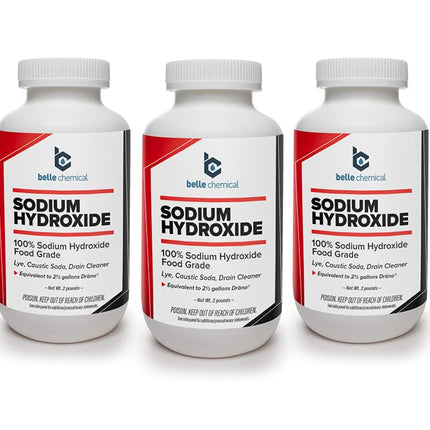 Sodium Hydroxide - Pure - Food Grade (Lye, Caustic Soda) (10 Pounds)