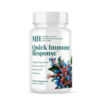 Michael's Health Naturopathic Programs Quick Immune Response - 120 Vegetarian Tablets - Immune System Support - With Vitamin A, Vitamin C & Zinc - 40 Servings