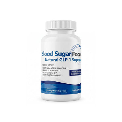 JJ Smith Sugar Focus – Glucose Control Complex with Eriomin, Cinnamon Bark, Chromium Picolinate & Alpha Lipoic Acid – GLP-1 Supplement for Cravings, Control, Energy & Healthy Weight.