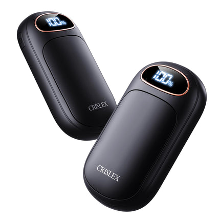 Hand Warmers Rechargeable 2 Pack, Smart LED Display, Long-Lasting Safe Warm