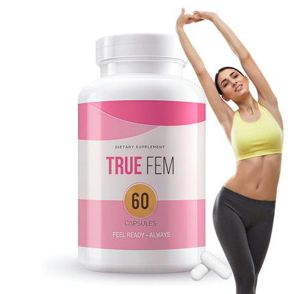 Yuonry True fem Capsules, 13-in-1 Vitamin, Feminine Probiotics Vitamin Capsulas for Women 60 Count