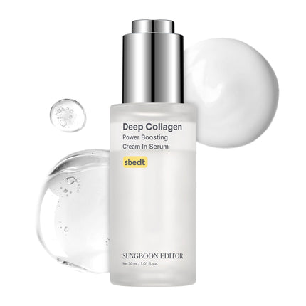 SUNGBOON EDITOR Deep Collagen Serum, Cream in Serum, Volufiline,1.01 fl.oz
