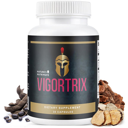 Vigortrix – Niacin, Zinc & Herbal Blend – 30 Ct, 1 Month Supply