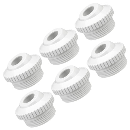 Funmit Pool Jet Nozzles 3/4" SP1419D Flow Inlet Fitting Opening Water Directional Pool Return Fittings, 6 Pack