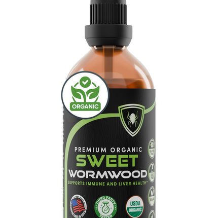 Zenmen Organic Sweet Wormwood Extract (Artemisia Annua) – Digestive & Immune Support, Antioxidant – 2.32 fl oz Liquid Drops, Vegan, Made in USA