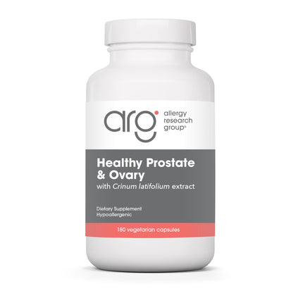Allergy Research Group Healthy Prostate & Ovary - Traditional Chinese & Vietnamese Herbal Blend with Crinum Latifolium - Supports Reproductive Tissue & Immune Balance - 60 Servings - 180 Capsules