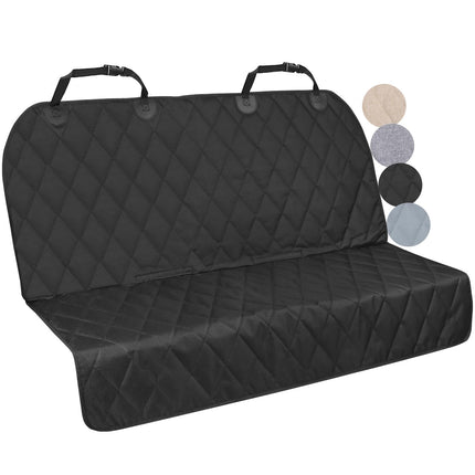 VIVAGLORY Dog Seat Cover Quickcover Seat Protector for Dog, Backseat Cover for Car SUV & Truck, Back Rear Backseat Bench Protector, Large, Black
