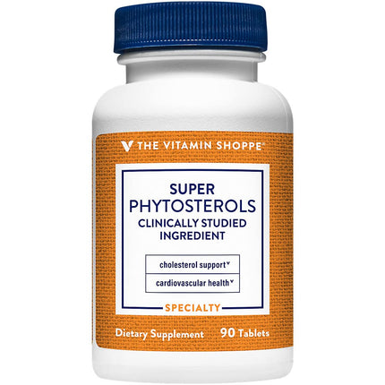 The Vitamin Shoppe Super Phytosterols 900MG, Supports Cardiovascular Health, (90 Tablets)