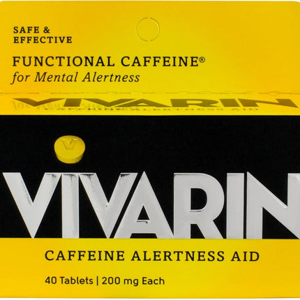 Vivarin Brand Alertness Aid, 40 Tablets (Pack of 4)