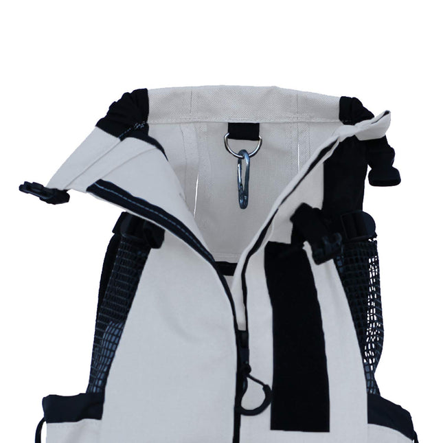 K9 Sport Sack Air 2 - X-Small, Light Grey - Ideal for Dogs with 9-12” Back Length - Durable, Breathable Backpack-Style Carrier - Perfect for Walks, Short Hikes & Public Transportation