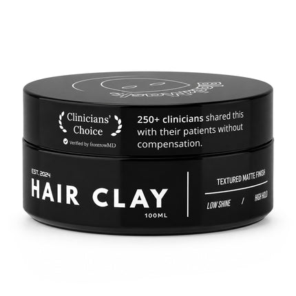 BlackMask Hair Clay for Men, Strong Hold Hair Styling Clay, 3.52oz (1 Pack)