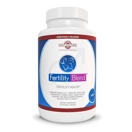 Fertility Blend Daily Wellness for Men – Men's Wellness Supplement with Vitamins, Minerals & Antioxidants – 60 Capsules, 1Pack