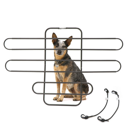 The Original ZooKeeper Car, SUV, Truck Dog Barrier: Adjustable Universal for all Vehicles - Moves with Your Vehicle Seats. Tilt. Slide. Recline. Easy Install - Strong Metal Tubing Gate Pet Divider