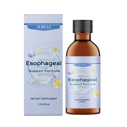 ALBRAZ Esophageal Drops-Containing Slippery elm bark, zinc, L-Carnosine, L-Glutamine and Aloe Extract - Non-GMO.Soothes Digestive Discomfort (1PCS)