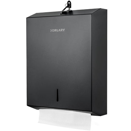 Gorlary Commercial Paper Towel Dispenser Wall Mount, Matte Black