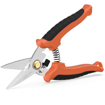 Martian 7" Heavy Duty Garden Shears, Sharp Pruning Shears for Gardening