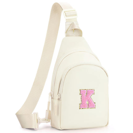 Fystdtote Birthday Gift for 5 6 7 8 9 10 11 12 13 14 15 16 Year Old Girls Fanny Pack Crossbody Bags for Women,Cute Trendy Stuff - Cream,K