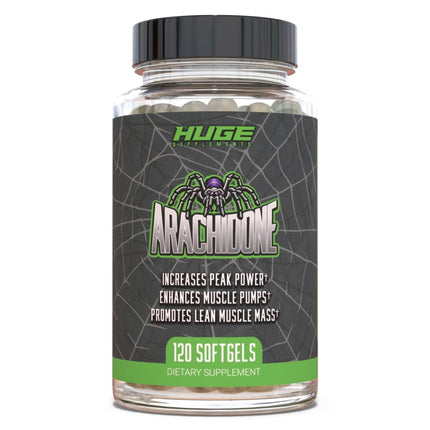 Huge Supplements Arachidone, Arachidonic Acid Supplement, Promotes Lean Mass & Increased Strength, Highest Dosed with 1000mg Per Serving, 120 Softgels