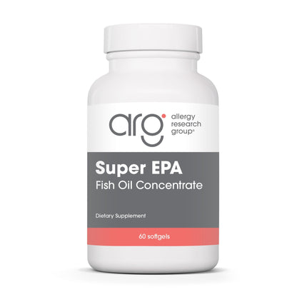 ARG Super EPA - 720 mg EPA & 480 mg DHA - Concentrated Omega-3 Fish Oil - Cardiovascular & Brain Health Support - 30 Servings - 60 Softgels
