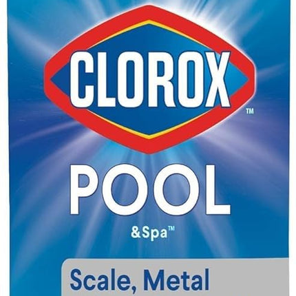Clorox® Pool&Spa™ Swimming Pool Scale, Metal & Stain Control, Prevents Metal Stains and Scale Formation, Removes Metal Stains, 1 Quart (Pack of 1)