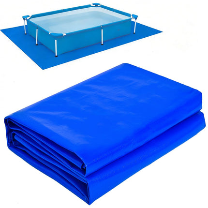 Gonioa 11 x 7.8 FT Pool Pad Tarp for Under Pool Liner Pad Under Pool Mat for Above Ground Pools, Thickened Pools Tarp Pools Ground Pads to Prevent Puncture and Extend Liner Life
