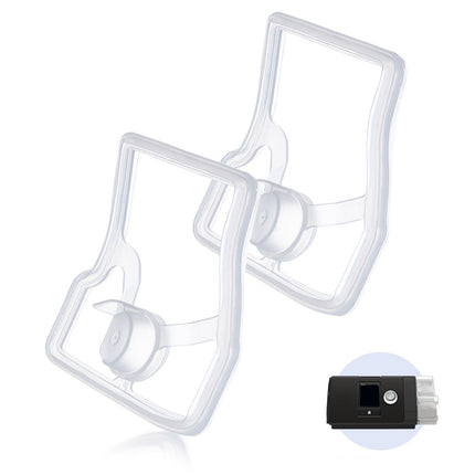 2-Pack Replacement Gaskets for AirSense 10 & AirCurve 10 Water Chamber, Silicone Gaskets Compatible with HumidAir Standard Tub for Air10 Devices, AirSense 10 Supplies, Leak-Proof