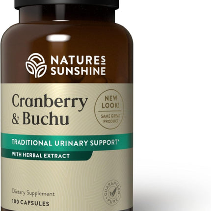 Nature's Sunshine Cranberry and Buchu Concentrate 100 Capsules