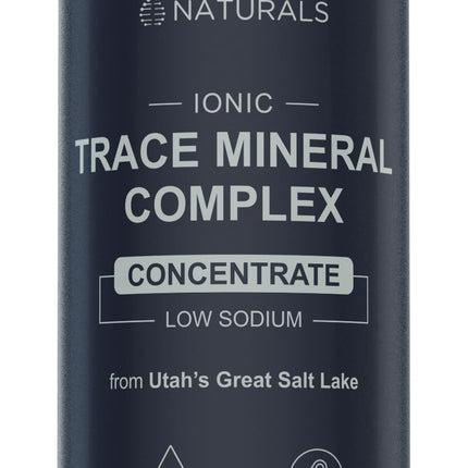 TRULIFE NATURALS Trace Mineral Complex – 8 oz (96 Servings) – 72+ Ionic Minerals Concentrate/Magnesium, Chloride, Boron, Potassium/Supports Hydration & Electrolyte Balance