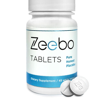 Zeebo Placebo Pills - Choose Tablet or Capsule Form (Tablets)