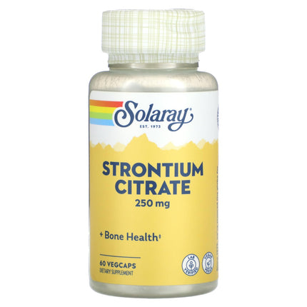 Solaray Strontium Citrate 60 cap (2 Pack)