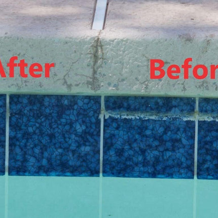 Renovopad Pool Tile Cleaning Tool - Drill Attachment Cleaning Pad Removes Calcium and Hard Water Spots from Waterline Pools Tile (1 Pad), Blue