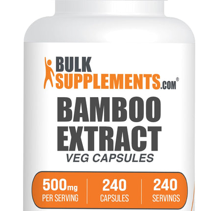 BulkSupplements.com Bamboo Extract Capsules - 240 Count (Pack of 1)