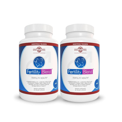 Fertility Blend Daily Wellness for Men – Men's Wellness Supplement with Vitamins, Minerals & Antioxidants – 60 Capsules, 2 Packs