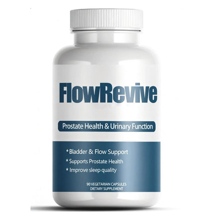 Qoenba Flow Revive Support for Men - Saw Palmetto, Beta-Sitosterol, Pumpkin Seed Formula - 90 Capsules