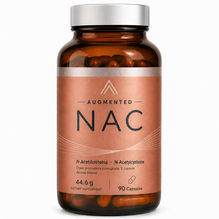 Augmented NAC Supplement, NAC Capsules for Daily Antioxidant Support, Glutathione Wellness, Cellular Health, Daily Wellness Formula for Adults, 90 Count