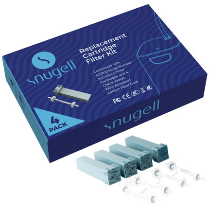Snugell Replacement Cartridge Filter Kit SC2– 4 Cartridges & 4 Check Valves - SC1200