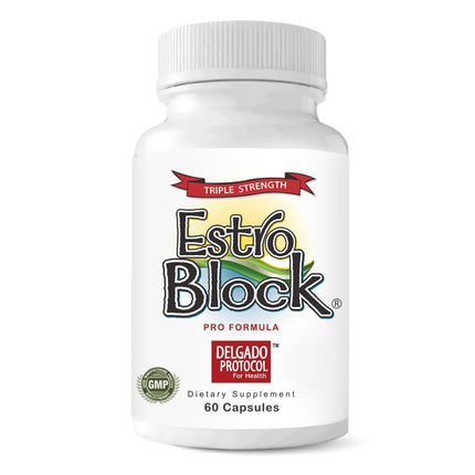 Estroblock PRO Triple Strength - 60 Capsules, DIM & Indole 3-Carbinol for Natural Hormonal Hormone Balance, Acne - Anti Toxic Estrogen Aromatase Inhibitor Blocker. Soy Free, Dairy Free, Non-GMO (1)