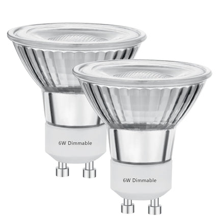 LED GU10 Range Hood Light Bulbs, LED Stove Appliance Light Bulb, Kitchen Light Replacement Halogen Light Bulb, 50W Equivalent, Warm White 3000K, 6W 550 Lm, Dimmable,Waterproof IP65 Pack of 2