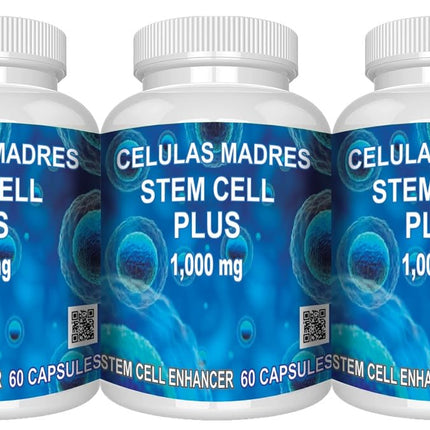 Vitamisan Celulas madres cell plus 1000 mg 50% more Aphanizomenon Flos-aquae biocell celulas madres Afa celula madre cell plus 3 bottles