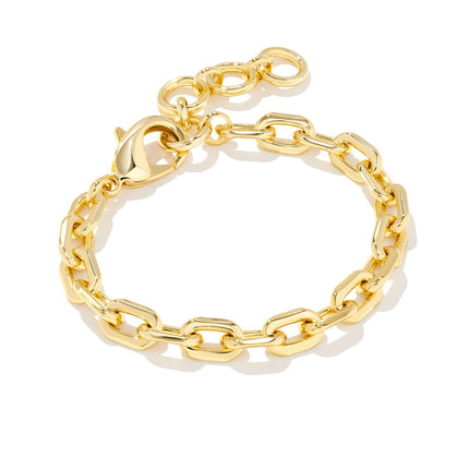 Kendra Scott Korinne Chain Bracelet in 14k Gold-Plated Brass