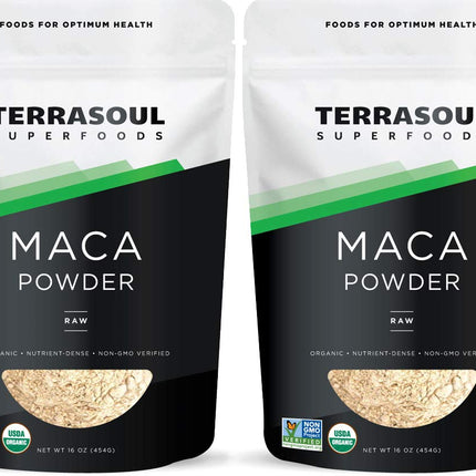 Terrasoul Superfoods Organic Raw Maca Powder, 2 Lbs : Premium Quality, Supports Increased Stamina & Energy