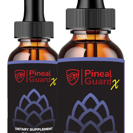 Nutraville Pineal Gland Supplement - Brain Support, Focus, and Memory Vitamins for the Brain, Decalcify, Activate, and Protect Your Pineal Gland - Third Eye Awakening - Pineal Guard X - Pack of 2