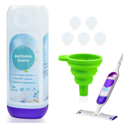 26 FL OZ Leak-Proof Empty Refillable Bottle for Swiffer Power Mop