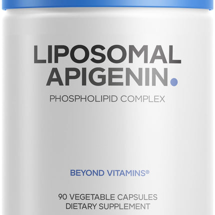 Codeage Liposomal Apigenin Supplement, 3-Month Supply, Daily Flavonoid Chamomile Extract, Liposomal Phospholipid Complex, Non-GMO Sunflower Oil, Phosphatidylcholine Vegan Blend, Gluten-Free, 90 Count