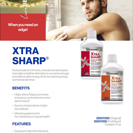 Immunotec Xtra-Sharp Fruit Flavor