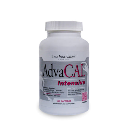 Lane Innovative - AdvaCAL Intensive Calcium, For Women 50+, With 1,700 IU Vitamin D, Easy to Swallow (150 Capsules)