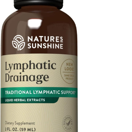 Nature's Sunshine Lymphatic Drainage, 2 Fl. Oz | Lymphatic Drainage Supplement Promotes The Efficient Drainage of The Lymphatic System to Promote Overall Health