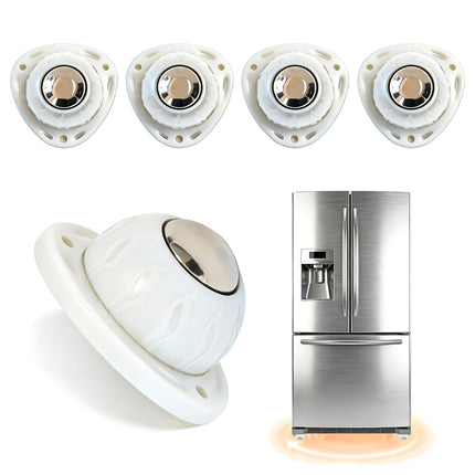 Heavy Duty Self Adhesive Furniture Casters 4 Pack Stick-On Swivel Wheels
